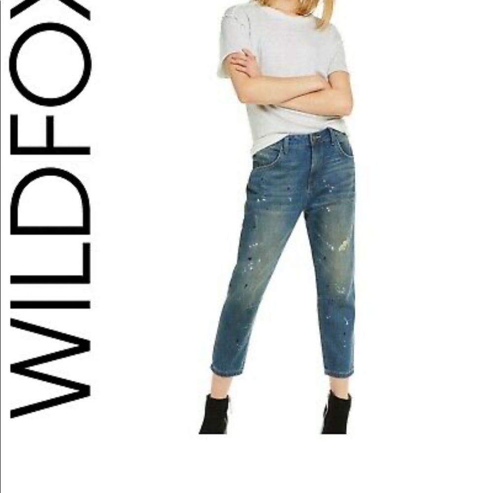 NWT wildfox slouchy skinny jeans